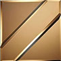 Name - Gold Bronze Mirror<br>Size - 300 X 300 X 40